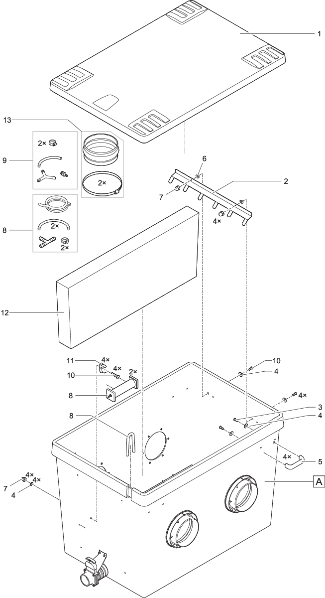 Mod. deksel XL Moving Bed