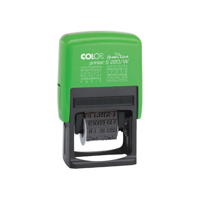 Woordstempel Colop 220W green line