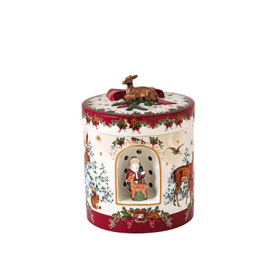 Villeroy & Boch Christmas Toys Muziekdoos Waxinelichthouder Kerstman 21 cm