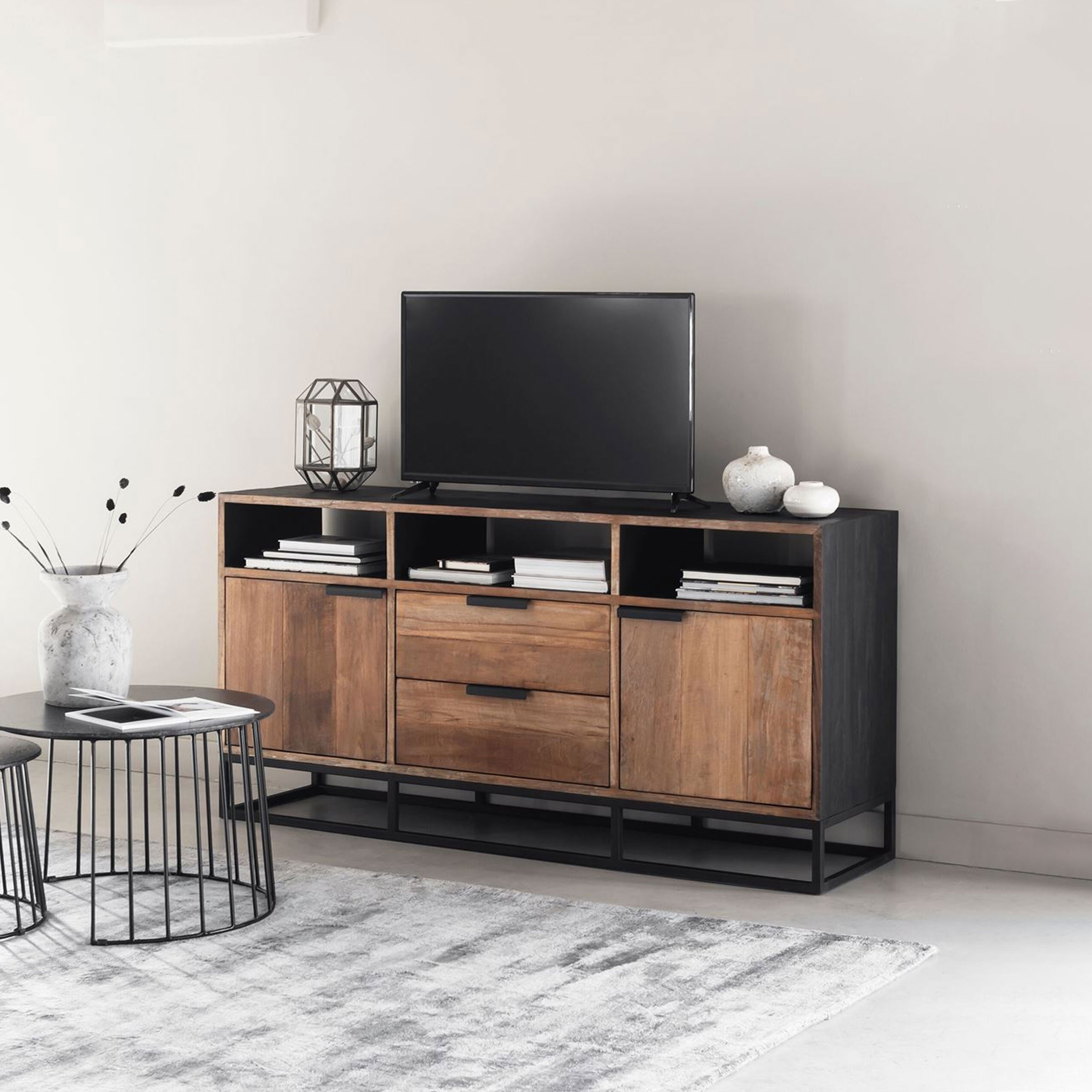 DTP Home TV-meubel Cosmo No.3, Teakhout - Naturel