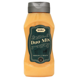 Brekz Duo Mix zalmolie & schapenvet voor de hond (500 ml) 3 x 500 ml