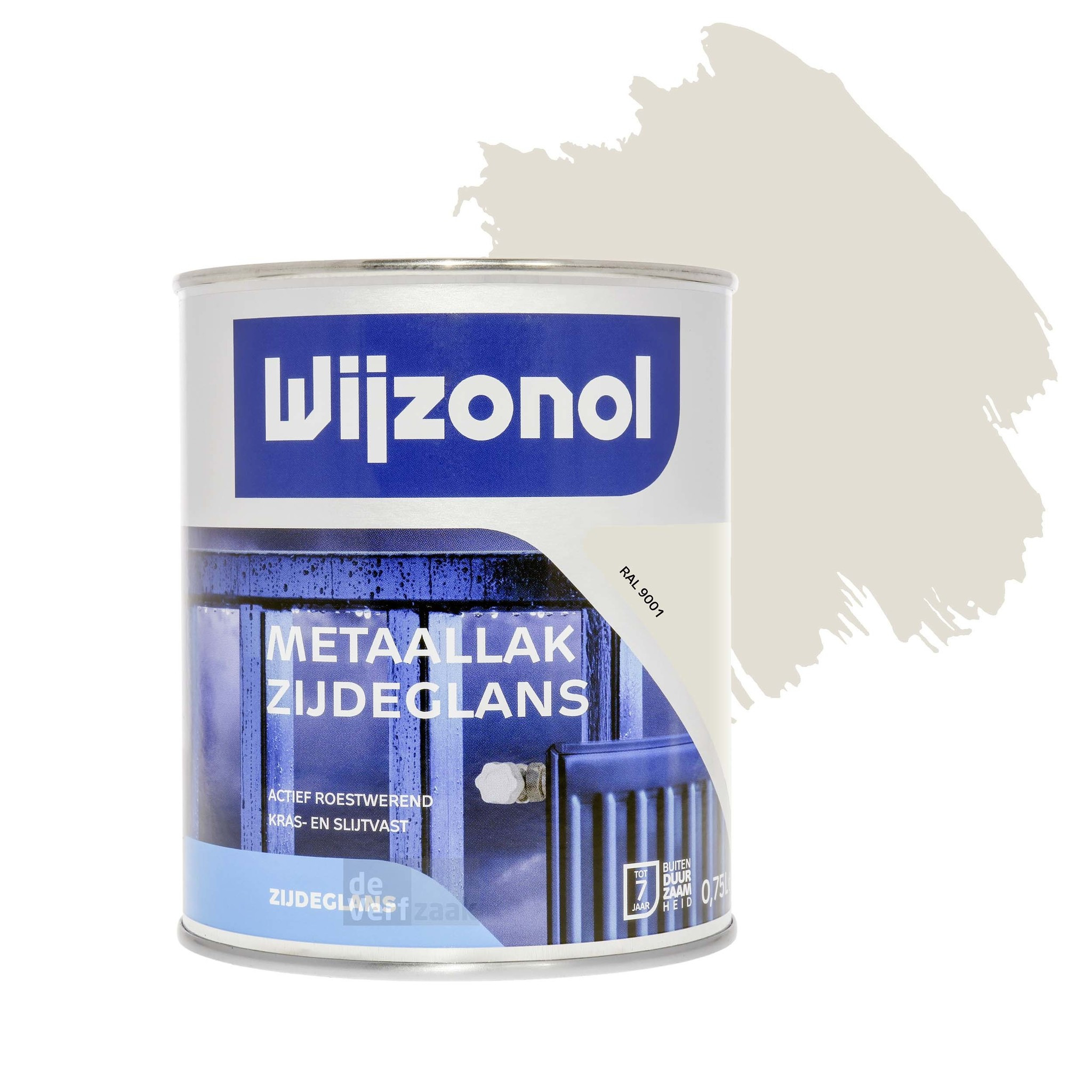 Wijzonol Metaallak Zijdeglans RAL 9001