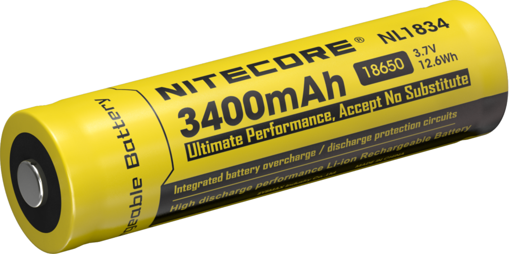 Nitecore 18650 li-ion NL1834 3400mAh