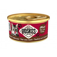 Voskes Jelly tonijn met tandbrasem natvoer kat (24x85 g) 2 trays (48 x 85 g)