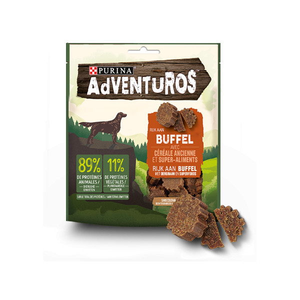 Adventuros met buffel hondensnacks 6 x 90 g