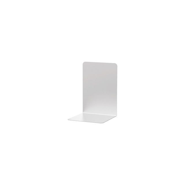 Boekensteun MAUL aluminium 12x12x17.5cm set 2 zilver