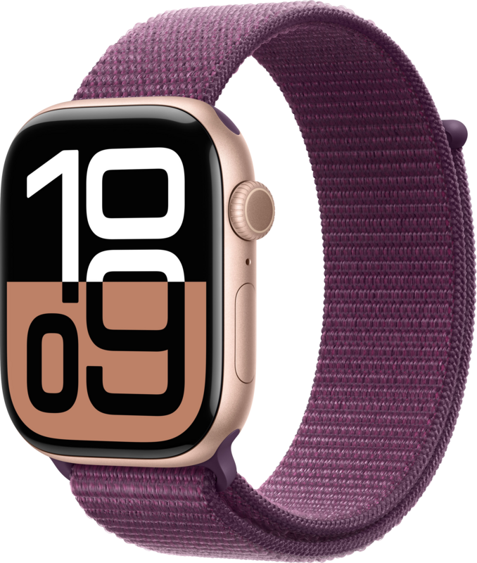 Apple Watch Series 10 46mm Roségoud Sport Loop