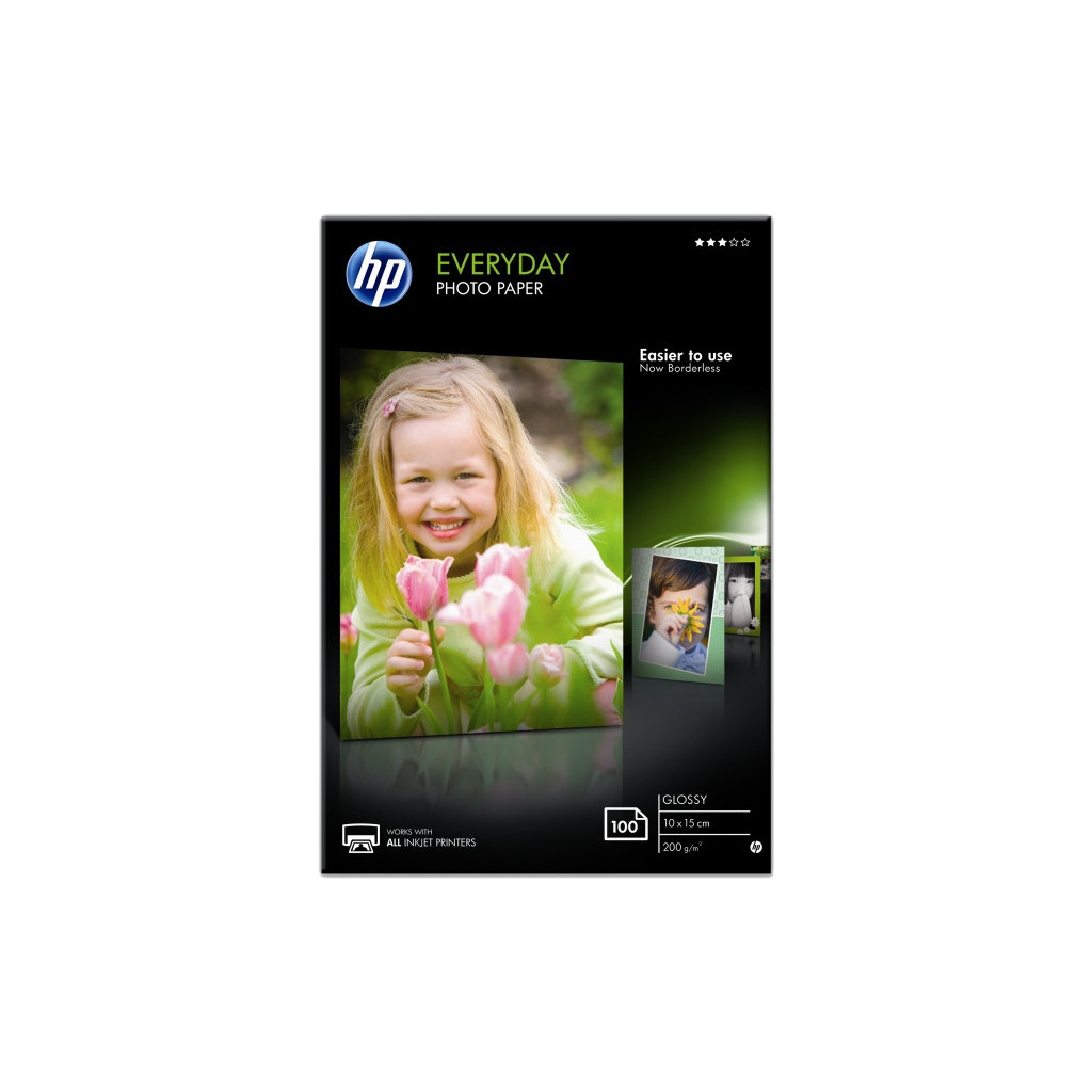 HP Everyday Glossy Fotopapier 100 Vel (10 x 15)