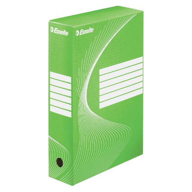 Archiefdoos Esselte Boxycolor 80mm groen | 25 stuks