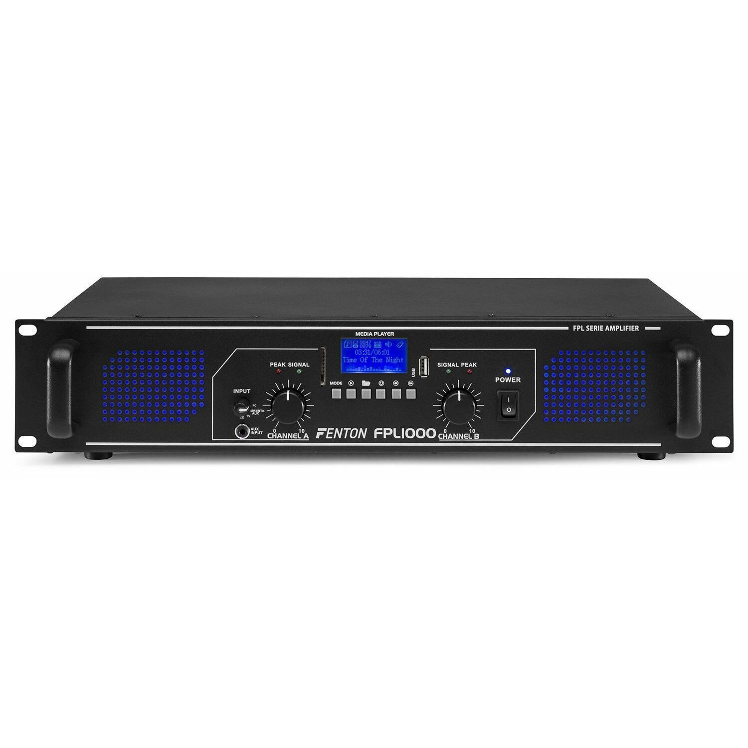 Retourdeal - Fenton FPL1000 Digitale versterker 2x 500W met Bluetooth