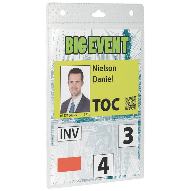 Badge Durable voor evenementen A6 zonder koord