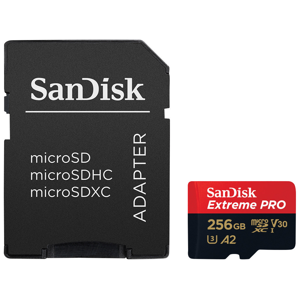 SanDisk MicroSDXC Extreme Pro 256GB 200mb/s