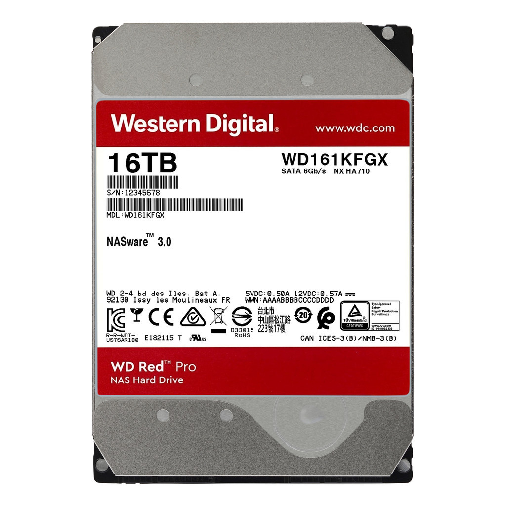 WD Red Pro WD WD161KFGX 16TB