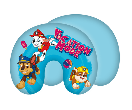 Blauwe Paw Patrol nekkussen 43x35cm