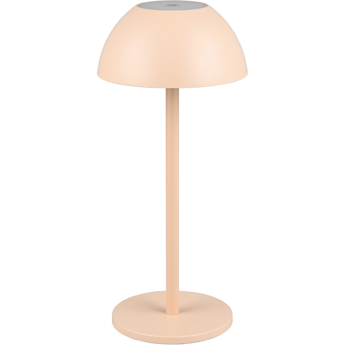 LED Tafellamp - Trion Rado - 1.7W - Warm Wit 3000K - Oplaadbare batterijen - Taupe - Kunststof