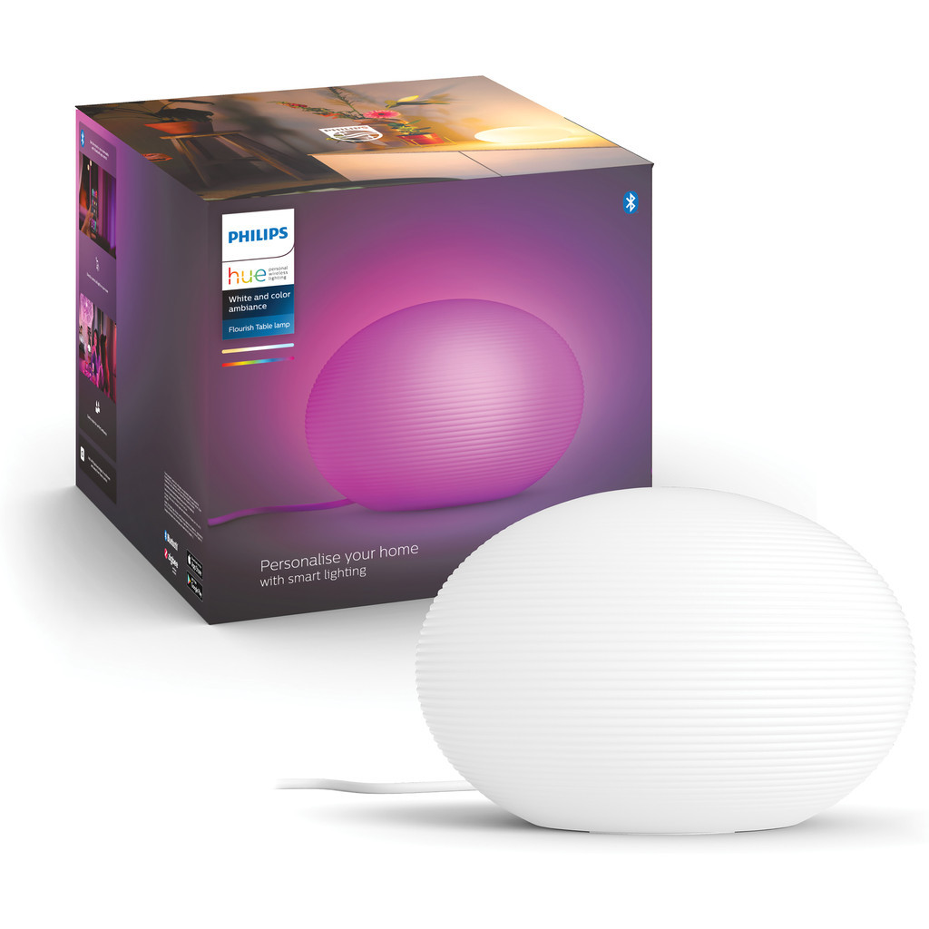 Philips Hue Flourish tafellamp White & Color Wit