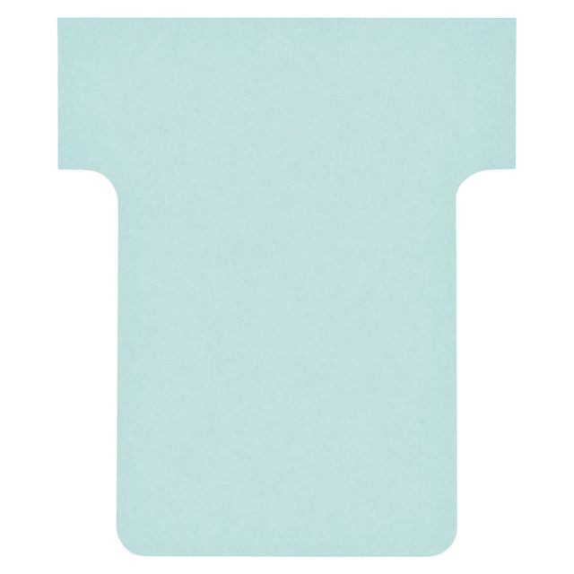 Nobo T-planbordkaarten index 1,5, ft 53 x 45 mm, blauw