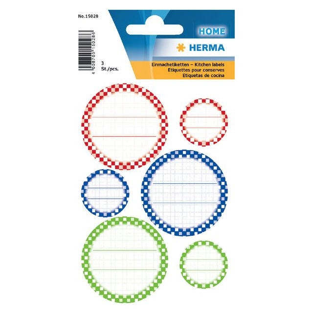 Etiket HERMA 15028 keuken voor deksel bont | 10 stuks