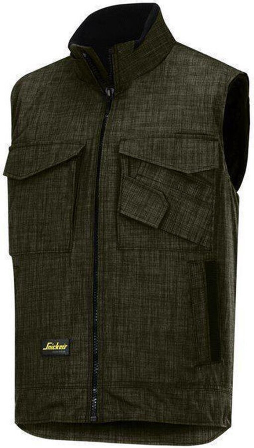 Snickers Workwear 4522 Wintervest Blended Olive - maat M