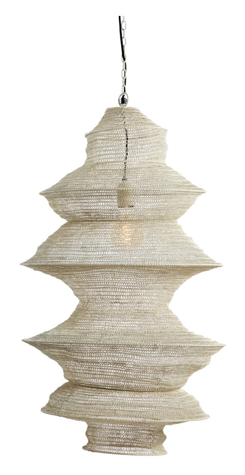 Light & Living Hanglamp 'Nakisha' 82cm, kleur Lichtgrijs