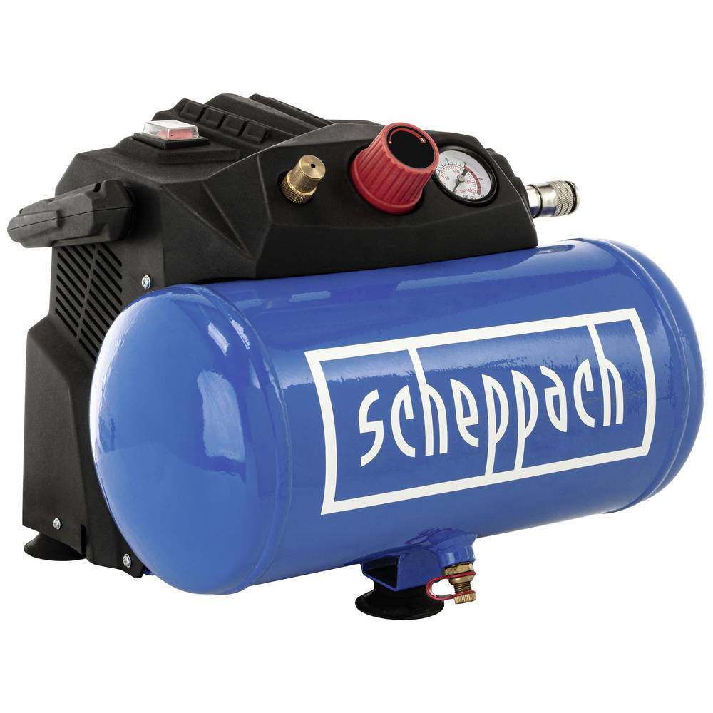 Scheppach Pneumatische compressor 6 l 8 bar