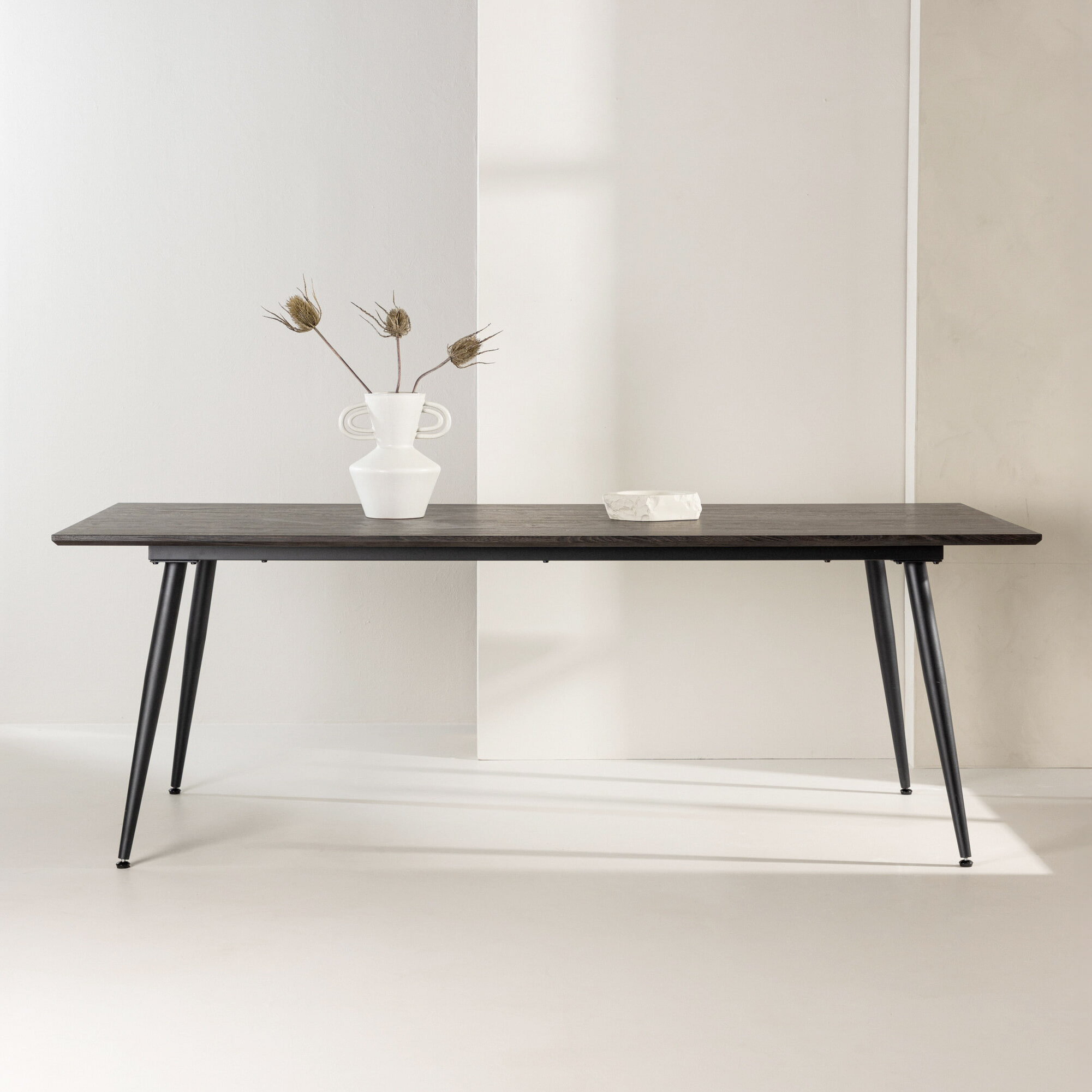 Nohr Eettafel Jolean Donkerbruin MDF, 220 x 100cm