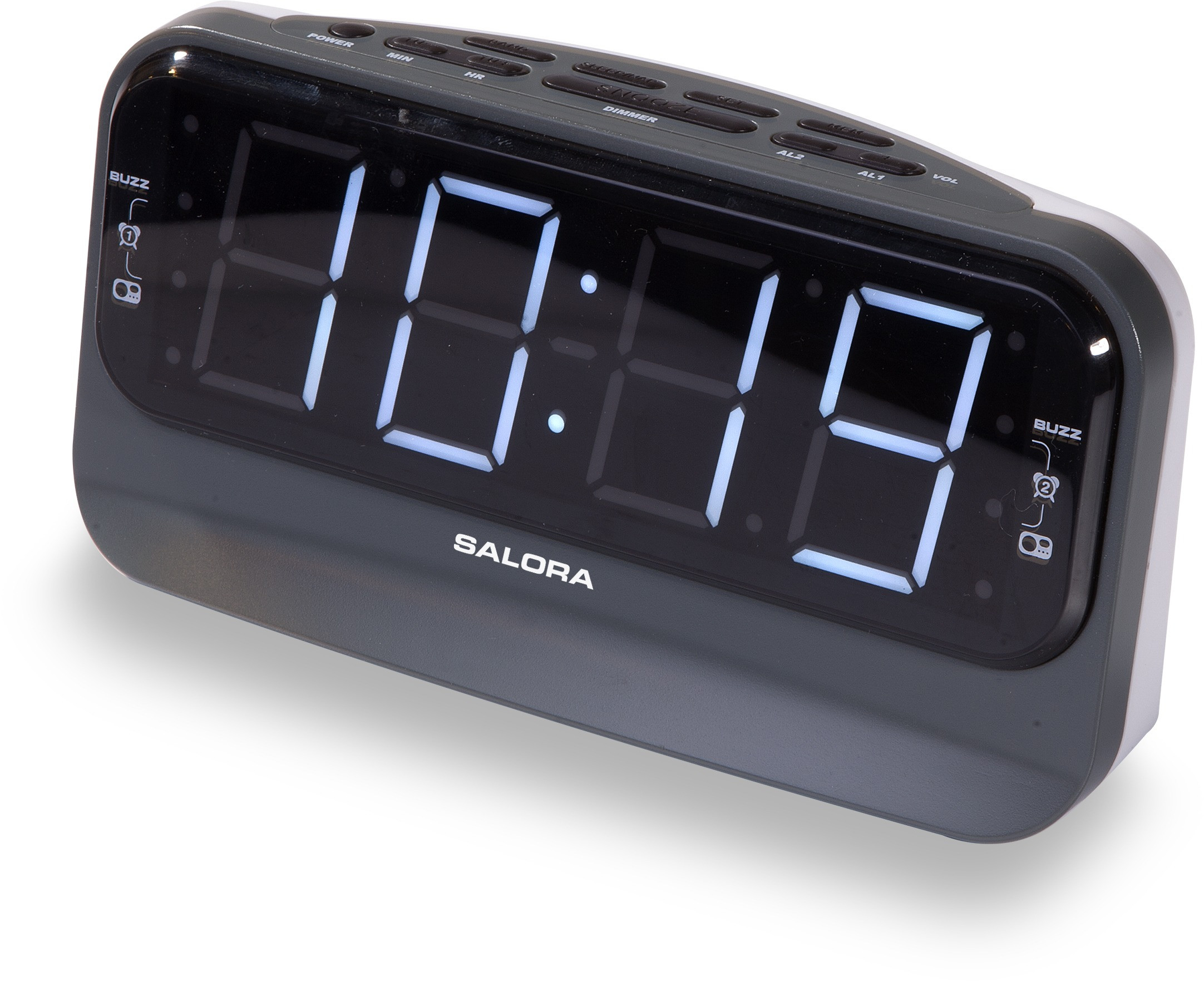 Salora CR616 Wekker radio Zwart