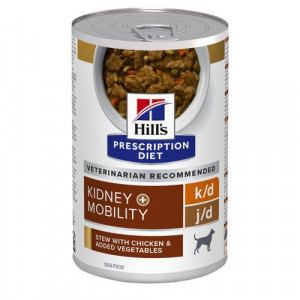 Hill&apos;s Prescription Diet K/D Kidney + Mobility stoofpotje met kip & groenten blik 1 tray (12 x 354 g)