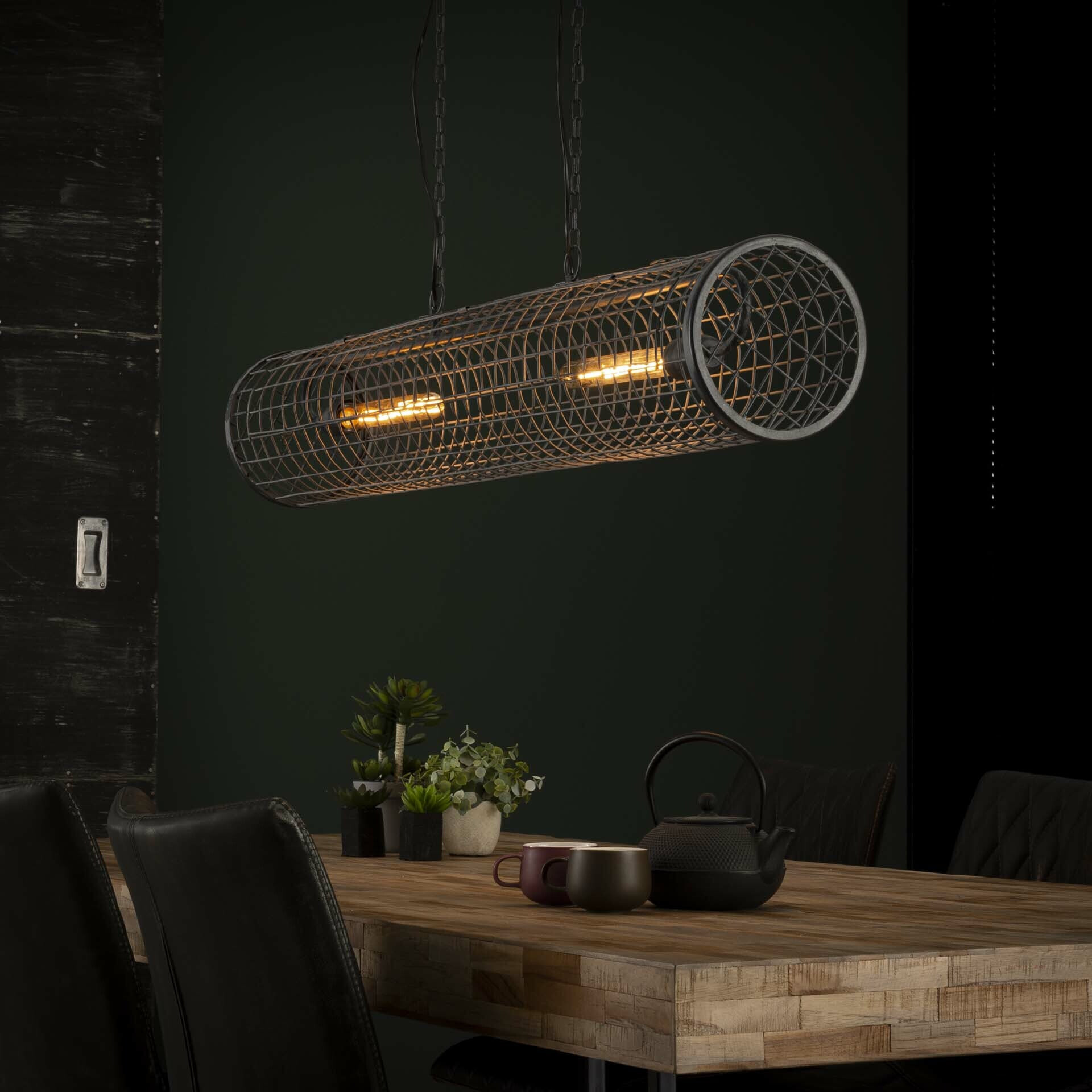 Hanglamp Christy 2-lamps - Slate grey