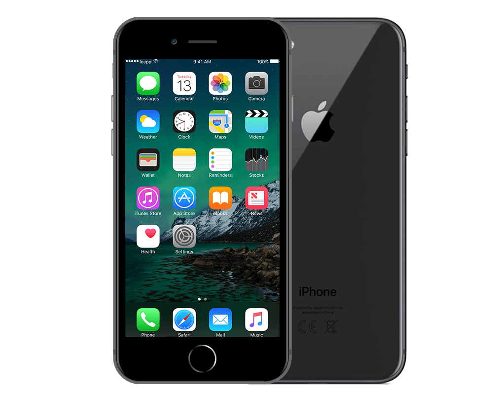 Refurbished iPhone 8 256 GB Space Gray Licht gebruikt