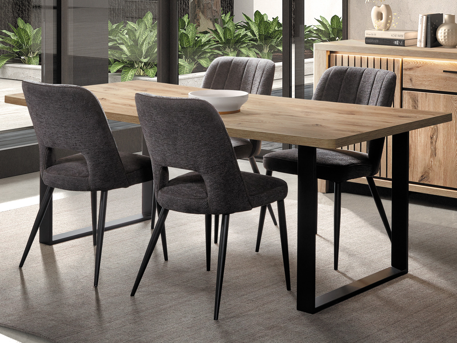 Eettafel SANDRA 200 cm canyon eik