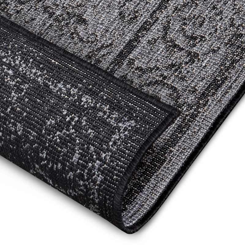 Dubbelzijdig vloerkleed Triomphe Zwart - NORTHRUGS Twin Supreme - 120x170 cm - Rechthoek - Dekbed-Discounter.nl