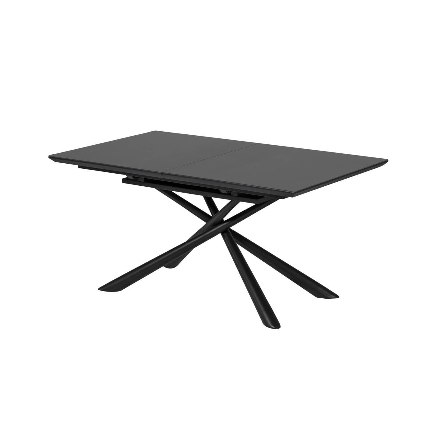 Kave Home Uitschuifbare Eettafel Theone 160-210 x 90cm - Zwart