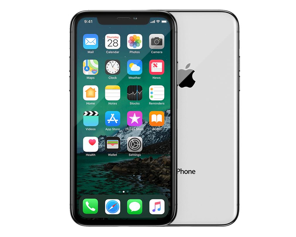 Refurbished iPhone X 64 GB Zilver Als nieuw