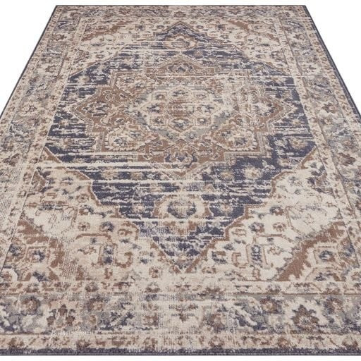 Vloerkleed Vintage Sand Blauw - Hanse Home Terrain - 120x170 cm - Rechthoek - Dekbed-Discounter.nl