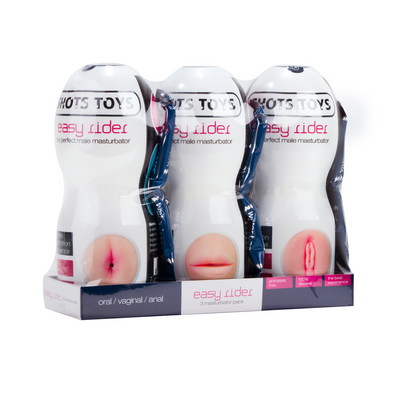 Shots Toys by Shots Easy Rider - Masturbator - 3 Pieces