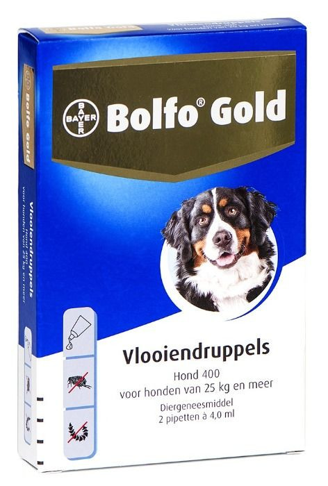 Bolfo Gold Spot-On Hond 400 25-40kg - 2 pip