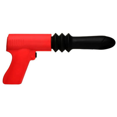 XR Brands Thrusting Pistola Vibrator - Red