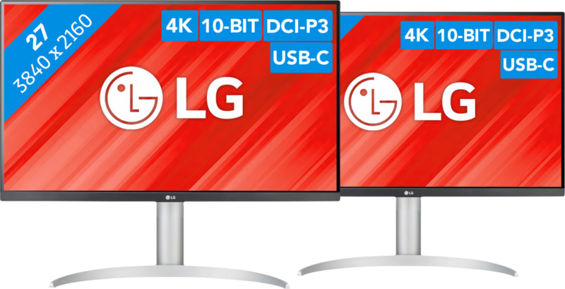 LG 27UP850N-W Duo pack