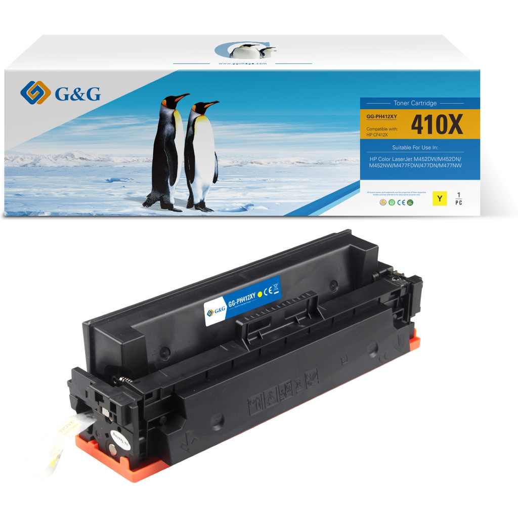 G&G 410X Toner Geel (Hoge Capaciteit)