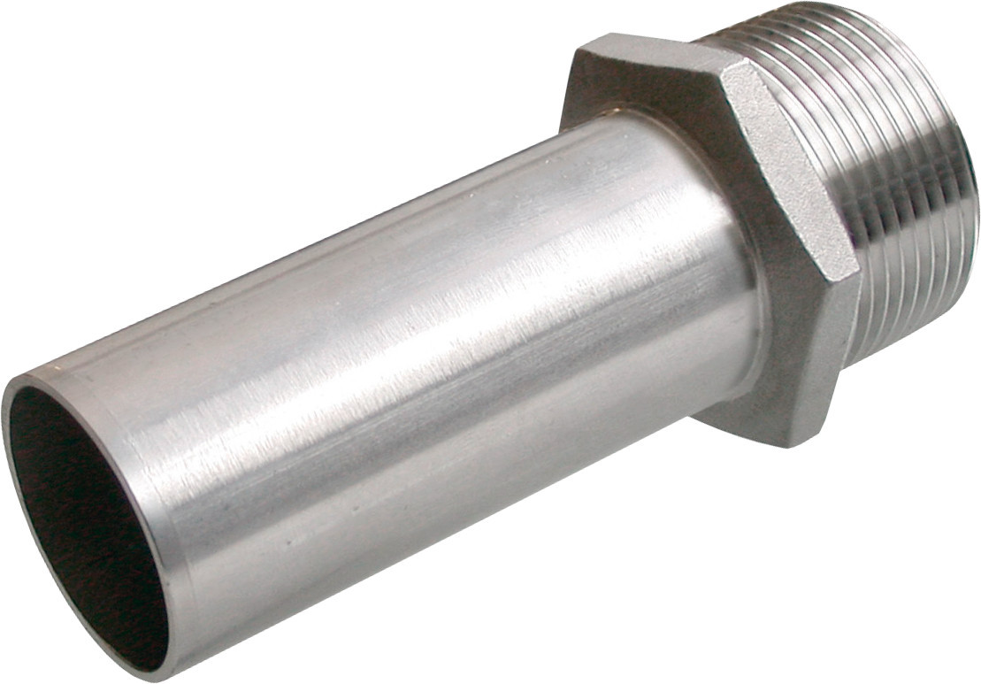 Bonfix Pressfitting RVS 316L Insteekkoppeling 1-1/2" x Ø42 - conische buitendraad (R) x insteek