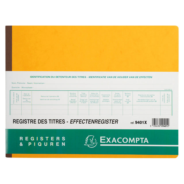 Register Piqure effecten BV SLR 240x320 80vel geel | 5 stuks