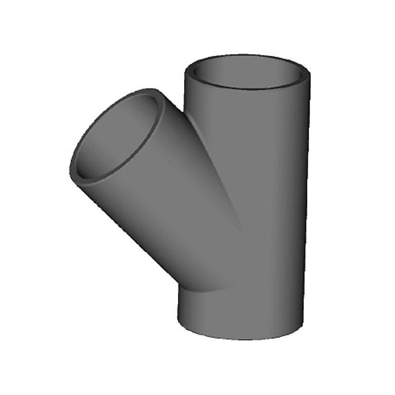 Ubbink Aerfoam - Geïsoleerd Leidingsysteem T-stuk 45° - Ø180mm - 0188245