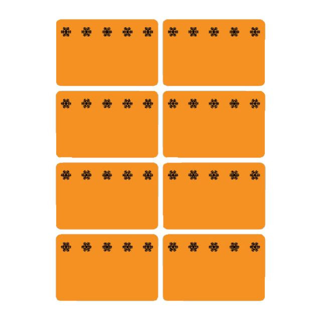 Etiket HERMA 3774 26x40mm diepvries oranje 48stuks | Blister a 6 vel