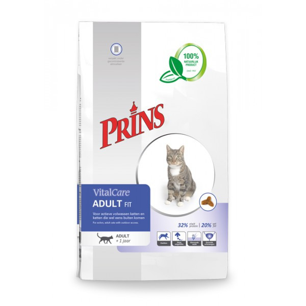 Prins VitalCare Adult Fit kattenvoer 2 x 10 kg