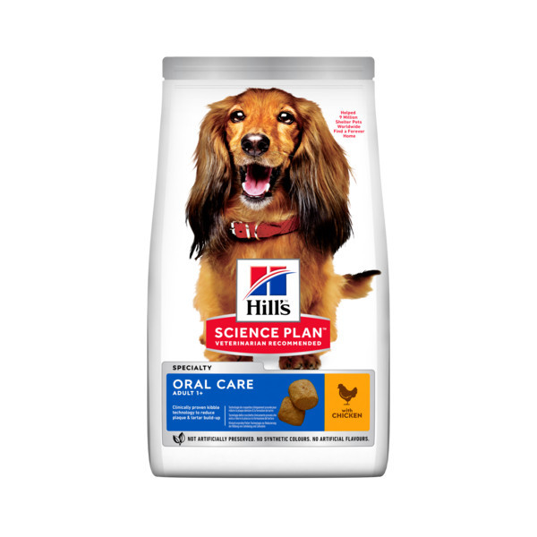 Hill&apos;s Adult Oral Care met kip hondenvoer 12 kg