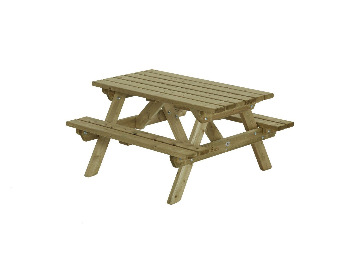 Kinderpicknicktafel 120x115 - Talen Buitenmeubelen