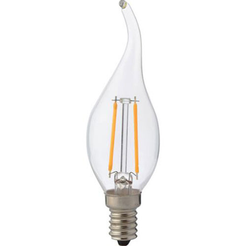 LED Lamp - Kaarslamp - Filament Flame - E14 Fitting - 2W - Natuurlijk Wit 4200K