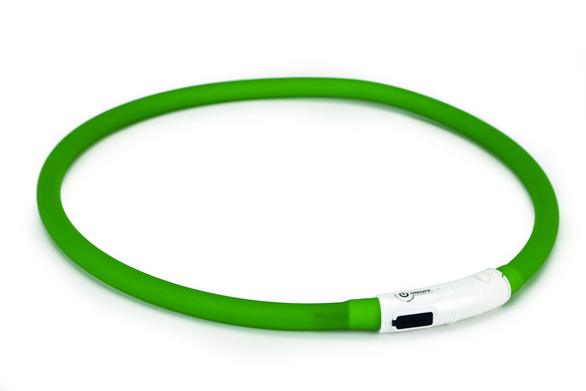 Safety Gear Halsband+USB Dogini Groen 70 cm