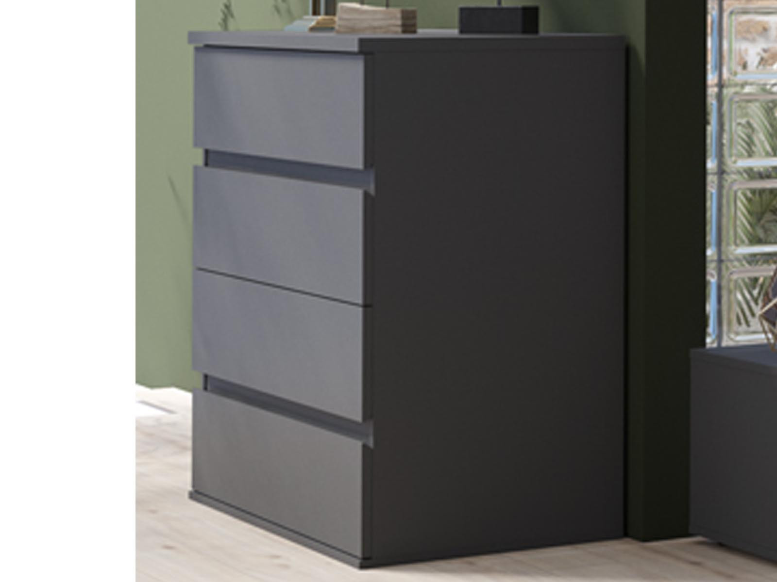 Commode FINOCAS 4 lades grafiet